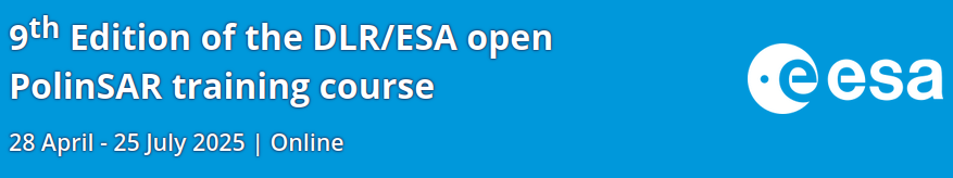 Logo 9th Edition of the DLR/ESA open PolinSAR training course