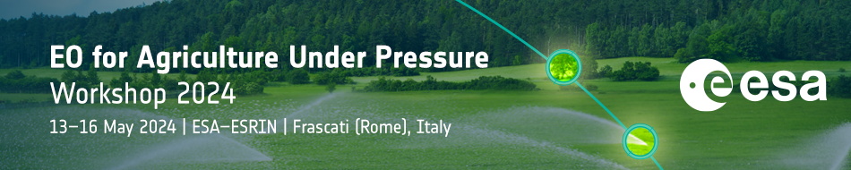 Logo EO for Agriculture under Pressure 2024 Workshop