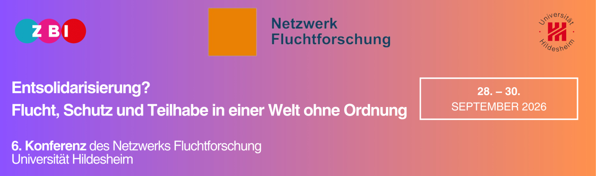 Logo NWFF - Fluchtforschungskonferenz 2026