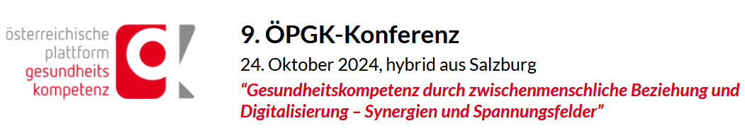 Logo 9. ÖPGK-Konferenz 2024