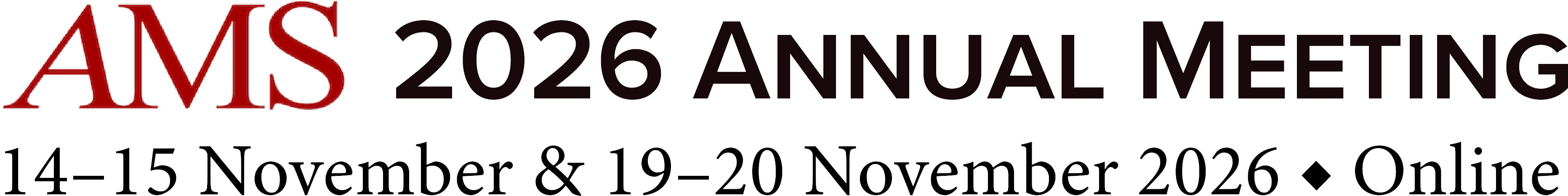Logo AMS 2026 Annual Meeting