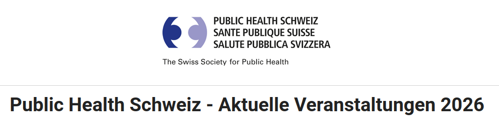 Logo Public Health Schweiz 2026