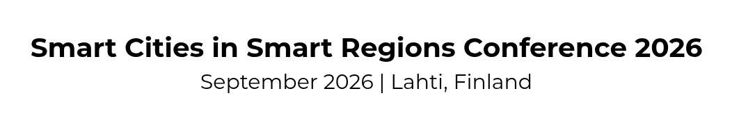Logo Smart Cities in Smart Regions Conference 2026