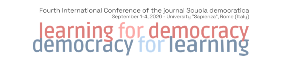 Logo 4th International Conference of “Scuola Democratica”