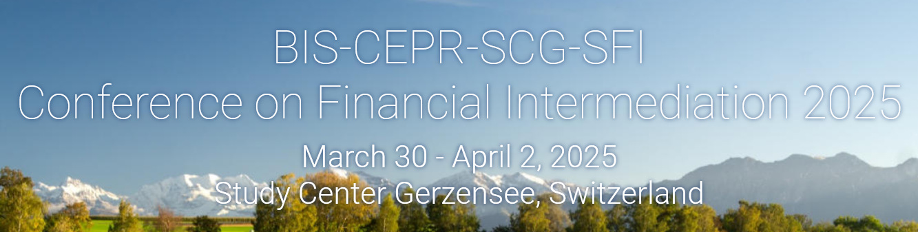 Logo BIS-CEPR-Gerzensee-SFI - Conference on Financial Intermediation 2025