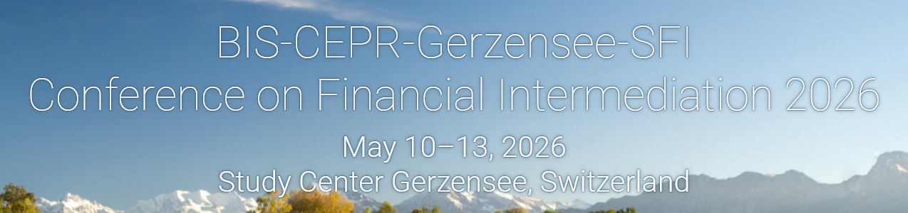 Logo BIS-CEPR-Gerzensee-SFI - Conference on Financial Intermediation 2026
