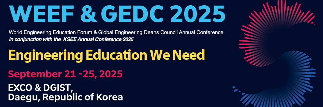 Logo WEEF & GEDC 2025